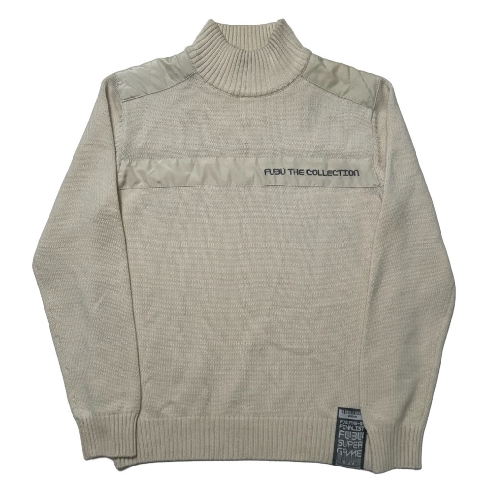 Vintage FUBU White Spellout Sweater